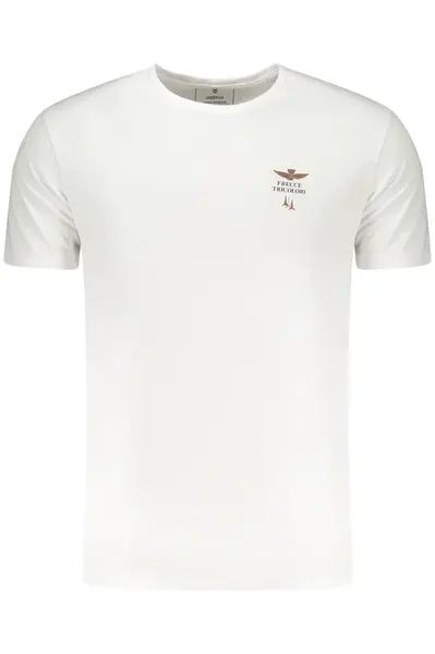 Bílé triko s krátkým rukávem