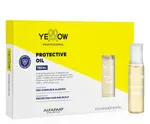 Ochranný olej na vlasy a pokožku hlavy při barvení a zesvětlování Yellow Professional Tech+ Protective Oil - 6 x 13 ml + dárek zdarma