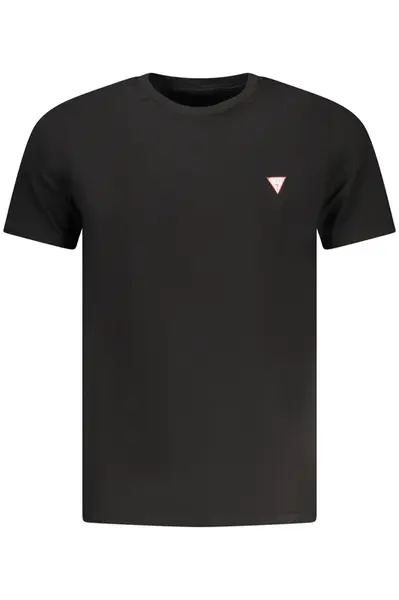 Černé pánské triko s krátkým rukávem