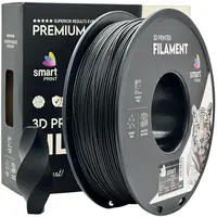 Smart Print FG-S46-E1, 3D filament, PLA+, Black, 1kg, 1,75mm