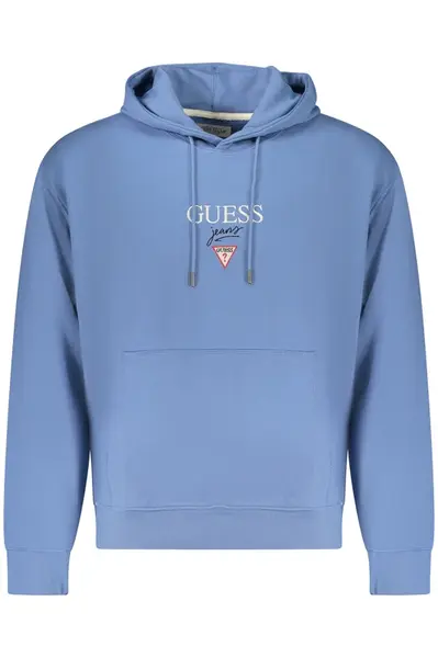 Modrá mikina Guess s kapucí