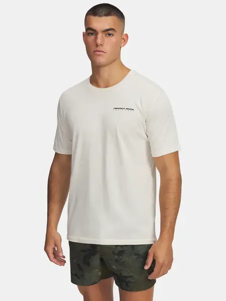 Pánske tričko Under Armour Pjt Rck Q4 SS 2-BRN