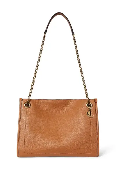 Kožená kabelka Lauren Ralph Lauren