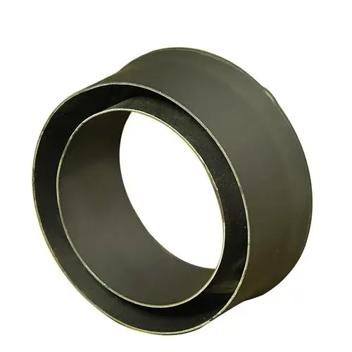 Eurometal Redukce do komína 180/200 mm (d.80 mm), silnostěnná, černá