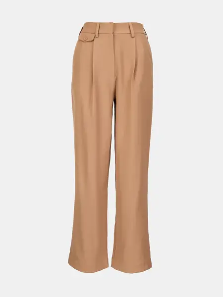 Svetlohnedé dámske široké nohavice ORSAY