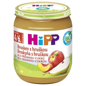 HIPP BIO Broskev s hruškou 125 g