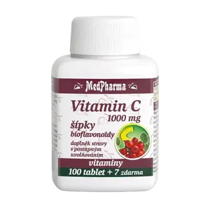 MEDPHARMA Vitamín C 1000mg s šípky 107 tablet