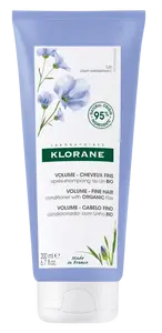 KLORANE Kondicionér na vlasy s organickým lnem - pro jemné vlasy bez objemu 200 ml