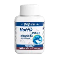 MEDPHARMA Hořčík 300 mg + Vitamin D3 107 tablet