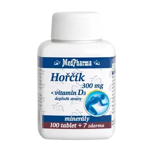 MEDPHARMA Hořčík 300 mg + Vitamin D3 107 tablet