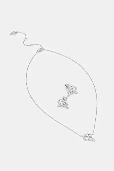 Náušnice a náhrdelník Guess LOVE BITES