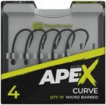 Ridgemonkey háčik ape-x curve barbed 10 ks - veľkosť 4