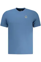 Modré pánske tričko s krátkym rukávom