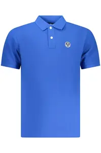 Modrá pánska polokošeľa