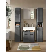 MID.YOU KOUPELNA vysoce lesklá šedá