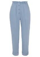 LASCANA Plisované nohavice  opálová