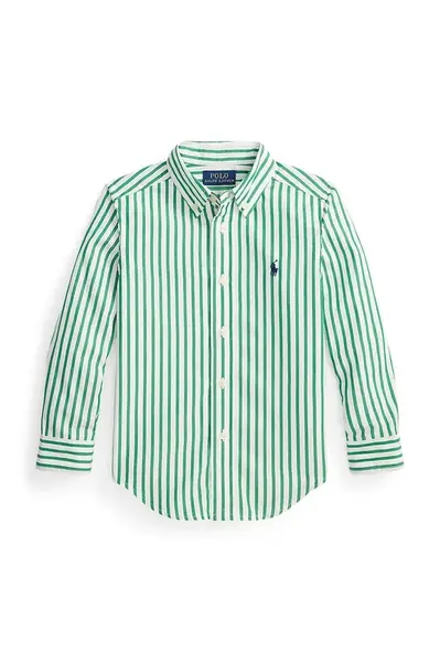Dětská bavlněná košile Polo Ralph Lauren