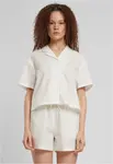 Women's Seersucker shirt - white
