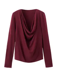 MANGO Sveter  bordová