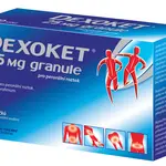 DEXOKET 25 mg granule - zrněný prášek pro přípravu nápoje 10 ks