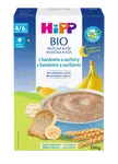 HIPP BIO Kaše mléčná na dobrou noc s banánem a suchary od uk. 4.-6. měsíce 250 g