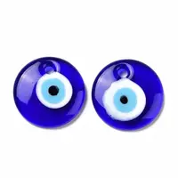 Handmade Lampwork Evil Eye Pendants