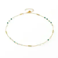 Faceted Glass Beaded Necklaces