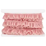 5M Polyester Pleated Lace Ribbon