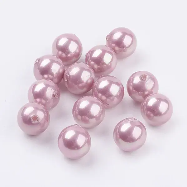 Shell Pearl Half Drilled Beads
