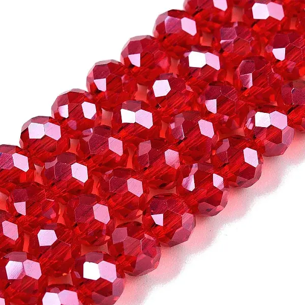 Electroplate Glass Beads Strands