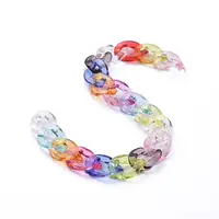 Handmade Transparent Acrylic Twisted Chains