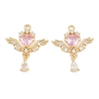 Brass Micro Pave Cubic Zirconia Pendants