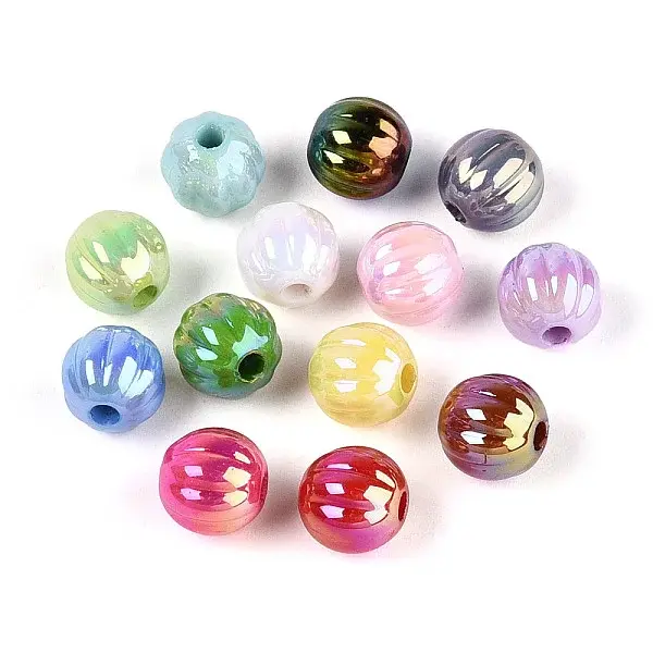 UV Plating Opaque Acrylic Beads