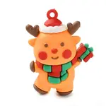 Christmas Theme PVC Plastic Pendants