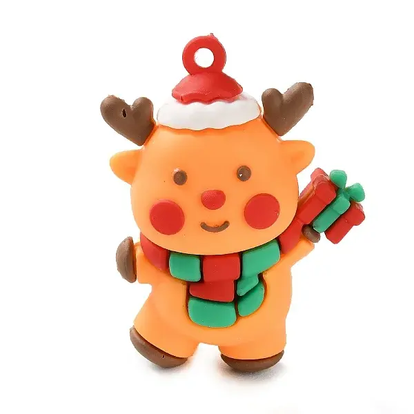 Christmas Theme PVC Plastic Pendants