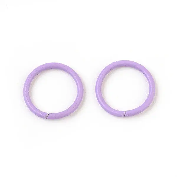 Spray Painted Iron Open Jump Rings