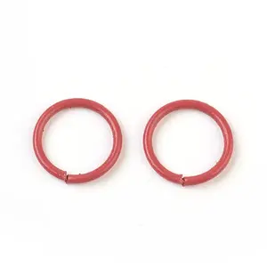 Spray Painted Iron Open Jump Rings