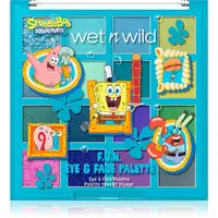 Wet n Wild SpongeBob SquarePants F.U.N. Eye & Face Palette paletka očních stínů 15 g