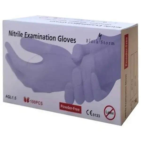 BLACK STORM High Line Nitrilová rukavice  modrá v krabičce 100 ks M