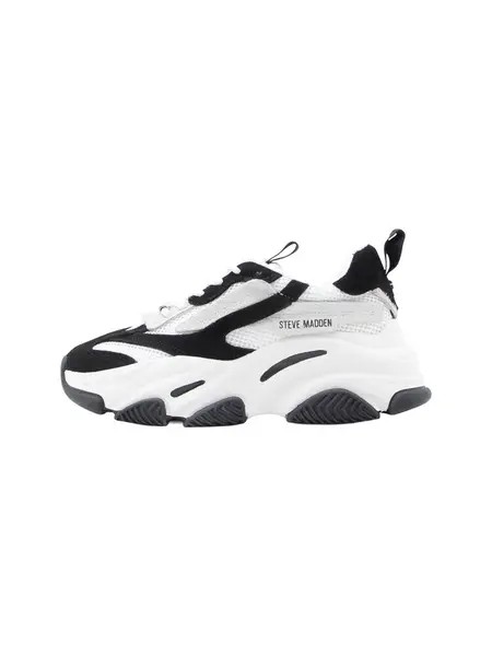 STEVE MADDEN Nízke tenisky 'POSSESSION'  čierna / biela