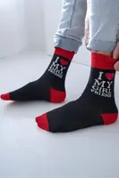 Pánské ponožky I LOVE MY GIRLFRIEND