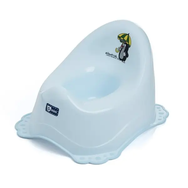 G-MINI Nočník hudební s protiskluzem Krtek a paraplíčko, modrá