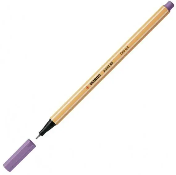 Popisovač STABILO point 88 šedo fialová