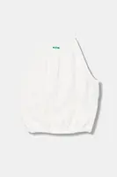 Dětský top United Colors of Benetton bílá barva, 5WYWCH00C