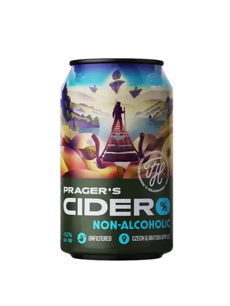 Pragers Cider non-alcoholic 330 ml