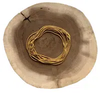 MUMMY BELL Pozlacené dlouhé lanko 116 cm L1Z116
