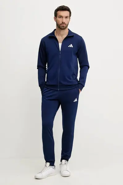 Tepláková souprava adidas pánská, tmavomodrá barva, KB5270