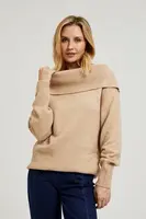 Marisse Women's Sweater Z-Sw-4554 L.Beige Mel