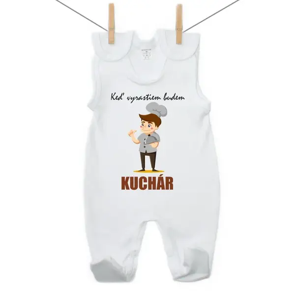 Boodyy Dupačky Keď vyrastiem budem kuchár 56 (0-2 mesiace)