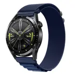 BStrap Nylon Loop remienok na Huawei Watch 3 / 3 Pro, navy blue